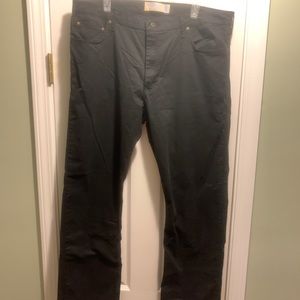 Wrangler Straight Fit Flex Black Pants